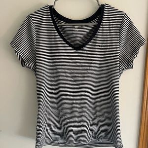 Tommy Hilfiger vneck top womens size XL